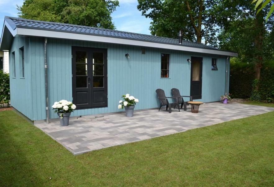 Mooi Nieuw Houten Huisje Havelte Bagian luar foto
