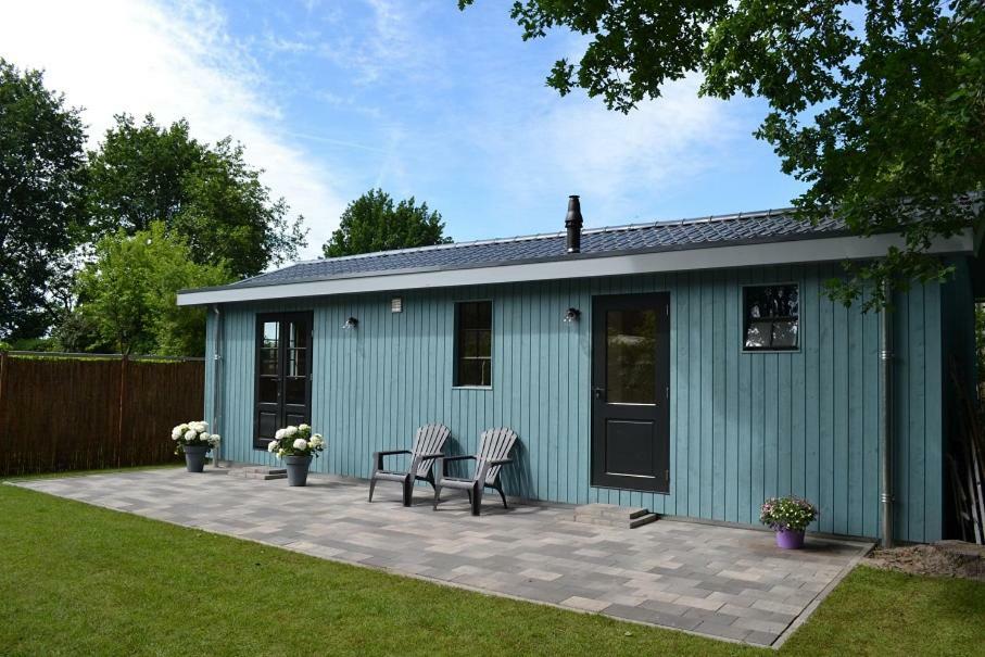 Mooi Nieuw Houten Huisje Havelte Bagian luar foto