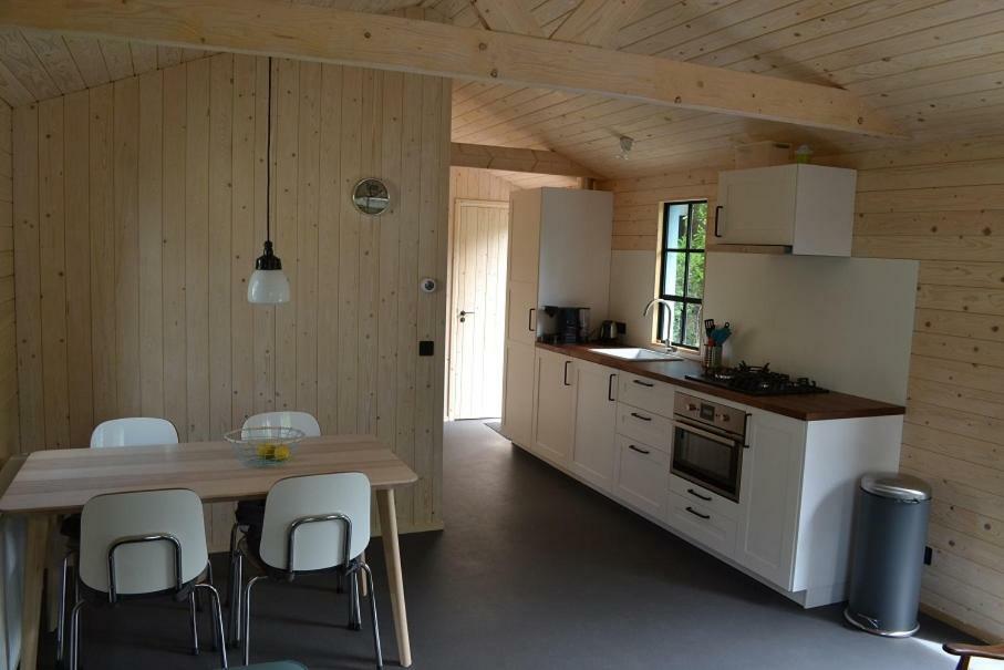 Mooi Nieuw Houten Huisje Havelte Bagian luar foto