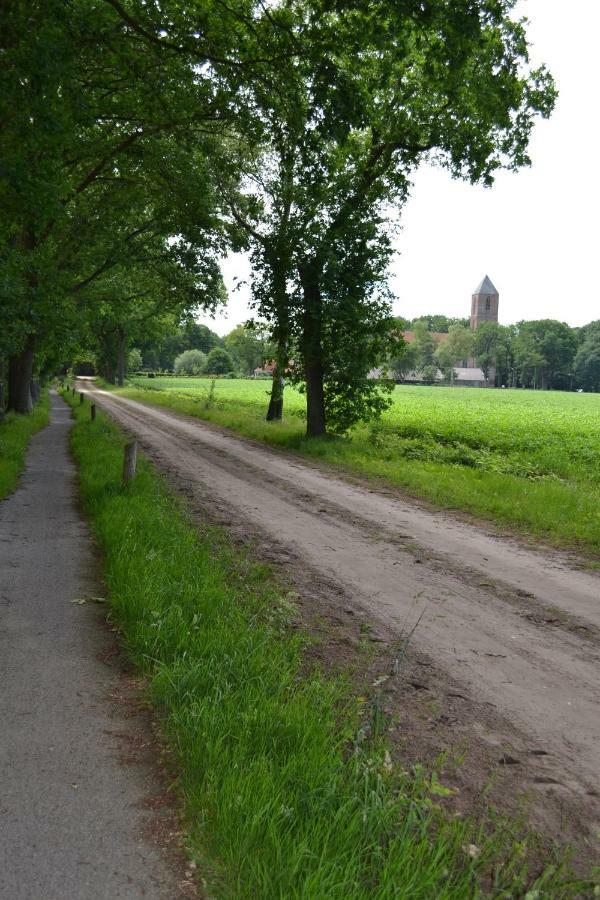 Mooi Nieuw Houten Huisje Havelte Bagian luar foto